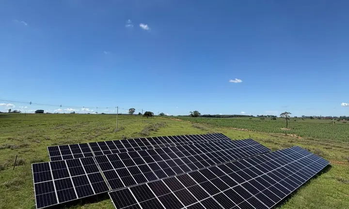Projeto 1 de sistema fotovoltaico no agronegócio instalado pela Fotovoltaica Rio Preto